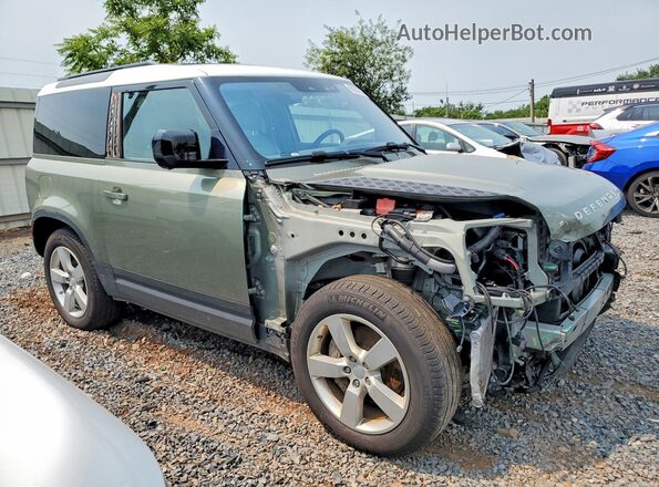 SALEV6RU5M2051707 2021 LAND ROVER DEFENDER Green Przód prawy