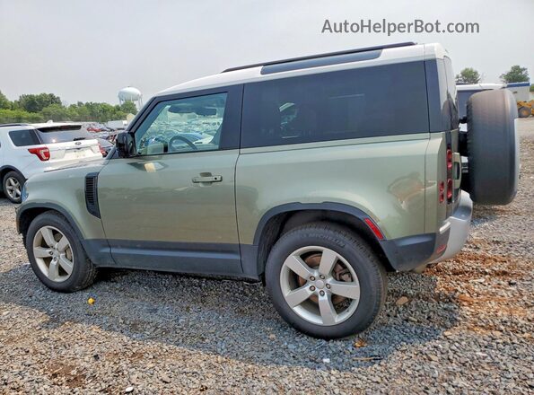 SALEV6RU5M2051707 2021 LAND ROVER DEFENDER Green Tył lewy