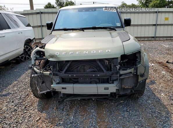 SALEV6RU5M2051707 2021 LAND ROVER DEFENDER Green Widok z przodu