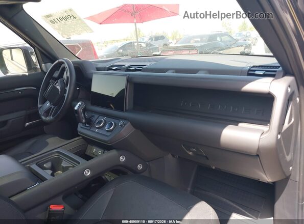 SALEWFEU2R2353773 2024 LAND ROVER DEFENDER Gray Widok wnętrza z przodu