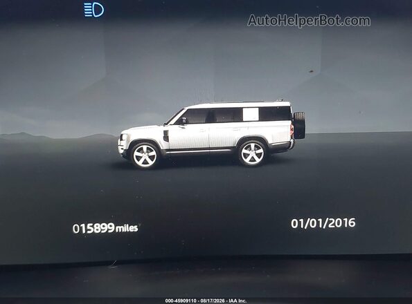 SALEWFEU2R2353773 2024 LAND ROVER DEFENDER Gray Widok tylnych siedzeń