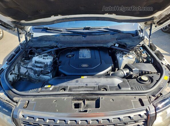 SALGR2FK1HA350275 2017 LAND ROVER RANGE Silver Вид задньої частини салону