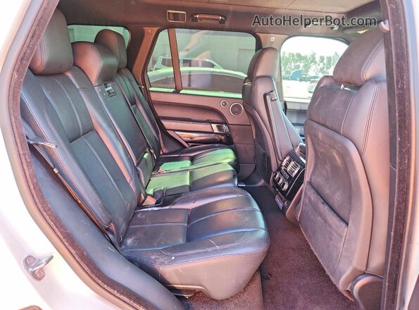 SALGR2FK1HA350275 2017 LAND ROVER RANGE Silver Вид задніх сидінь