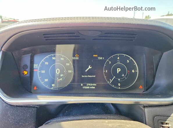 SALGR2FK1HA350275 2017 LAND ROVER RANGE Silver Вид щитка приладів