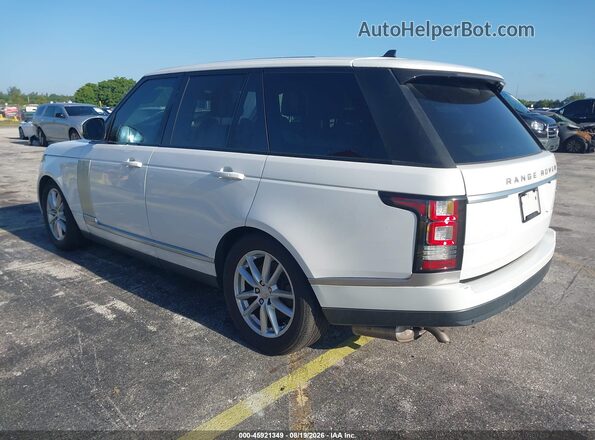 SALGR2KFXGA263322 2016 LAND ROVER RANGE ROVER Белый Задняя левая четверть