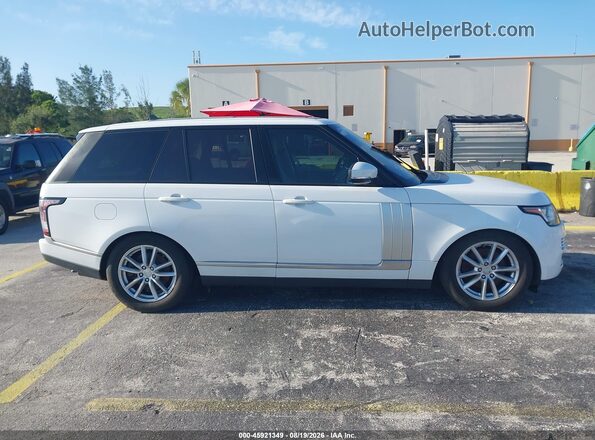 SALGR2KFXGA263322 2016 LAND ROVER RANGE ROVER Белый Вид задней части салона