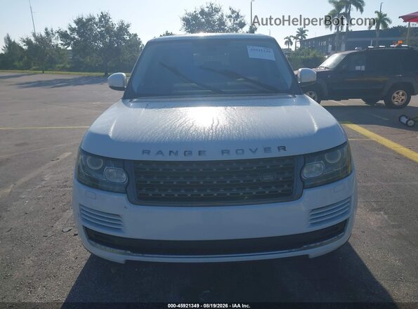 SALGR2KFXGA263322 2016 LAND ROVER RANGE ROVER Белый Вид щитка приборов