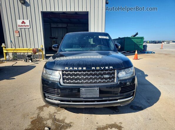SALGR2PF6GA309060 2016 LAND ROVER RANGE Black Front view
