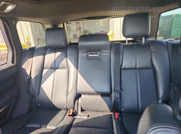 SALGR2PF6GA309060 2016 LAND ROVER RANGE Black Rear seats view