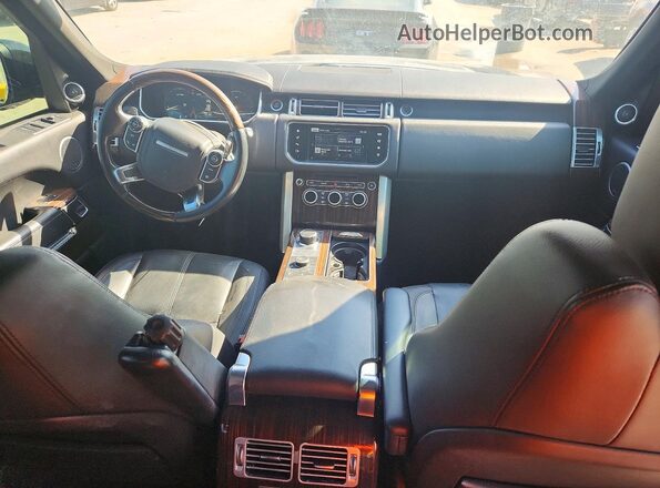 SALGR2PF6GA309060 2016 LAND ROVER RANGE Black Dashboard view