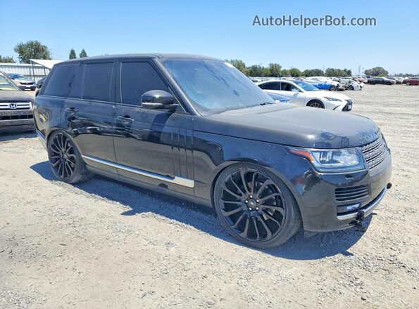 SALGR2PF8GA319671 2016 LAND ROVER RANGE Black Delantero derecho