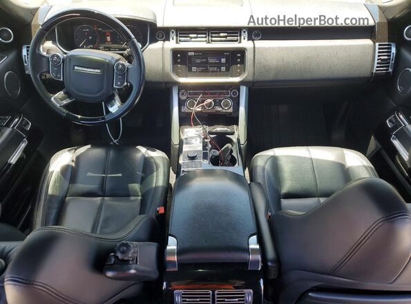 SALGR2PF8GA319671 2016 LAND ROVER RANGE Black Vista del salpicadero