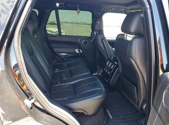 SALGR2PF8GA319671 2016 LAND ROVER RANGE Black Vista de los asientos traseros
