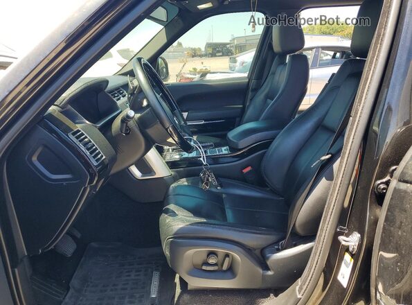 SALGR2PF8GA319671 2016 LAND ROVER RANGE Black Vista interior delantera