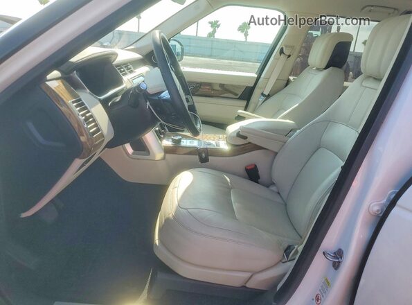 SALGR2SU1MA448045 2021 LAND ROVER RANGE Белый Вид салона спереди