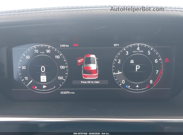 SALGR2SU5LA574391 2020 LAND ROVER RANGE ROVER Black Widok tylnych siedzeń