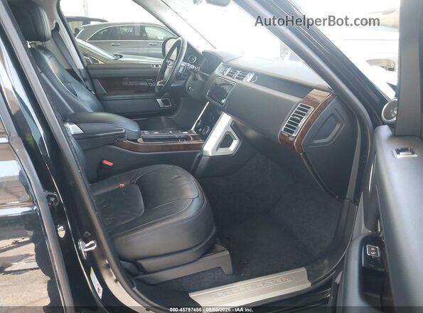 SALGR2SU5LA574391 2020 LAND ROVER RANGE ROVER Black Widok wnętrza z przodu