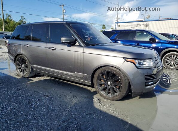 SALGS2EF2GA262116 2016 LAND ROVER RANGE ROVER Gray Front interior view