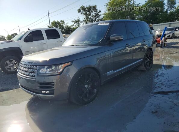 SALGS2EF2GA262116 2016 LAND ROVER RANGE ROVER Gray Rear left