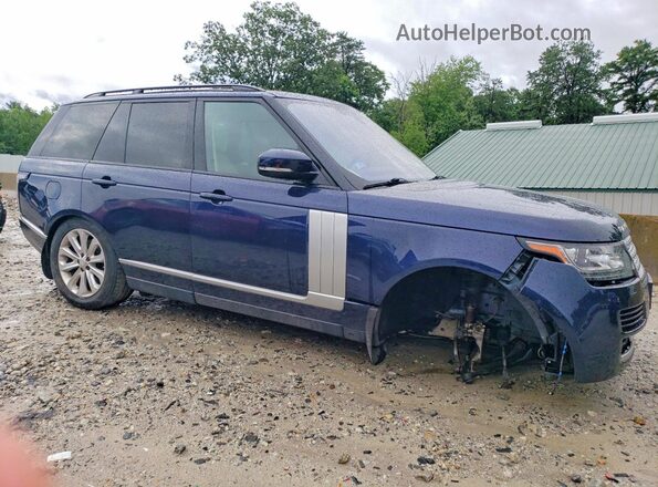 SALGS2EF3GA281547 2016 LAND ROVER RANGE Blue Delantero derecho