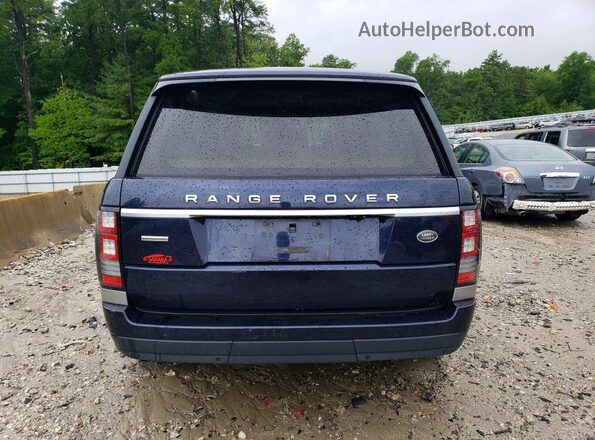 SALGS2EF3GA281547 2016 LAND ROVER RANGE Blue Vista trasera