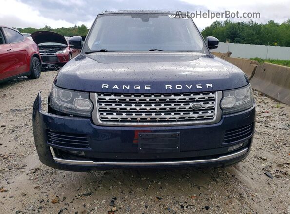SALGS2EF3GA281547 2016 LAND ROVER RANGE Blue Vista frontal