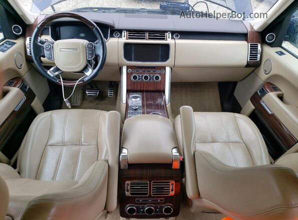 SALGS2EF3GA281547 2016 LAND ROVER RANGE Blue Vista del salpicadero