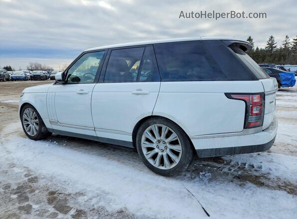 SALGS2EF3GA291656 2016 LAND ROVER RANGE Белый Задняя правая четверть