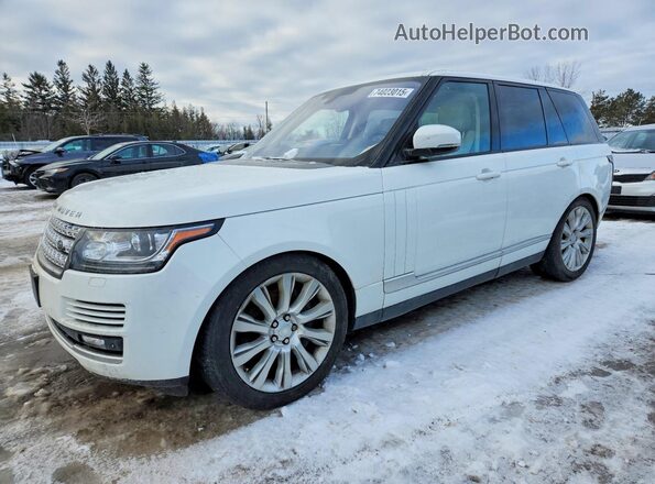 SALGS2EF3GA291656 2016 LAND ROVER RANGE Белый Задняя левая четверть