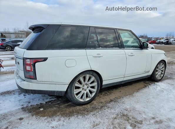 SALGS2EF3GA291656 2016 LAND ROVER RANGE Белый Вид сзади