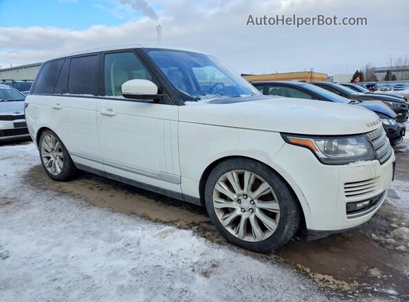 SALGS2EF3GA291656 2016 LAND ROVER RANGE Белый Вид панели приборов