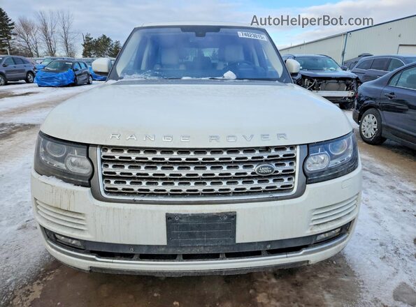 SALGS2EF3GA291656 2016 LAND ROVER RANGE Белый Вид задних сидений