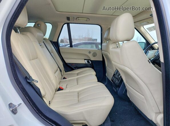 SALGS2EF3GA291656 2016 LAND ROVER RANGE Белый 