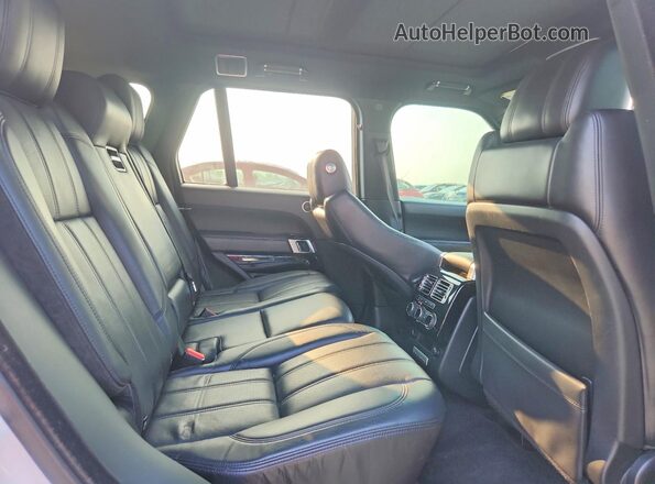SALGS2EF5GA260876 2016 LAND ROVER RANGE White Widok tylnych siedzeń