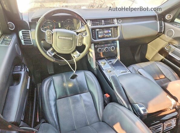 SALGS2EF5GA260876 2016 LAND ROVER RANGE White Widok deski rozdzielczej