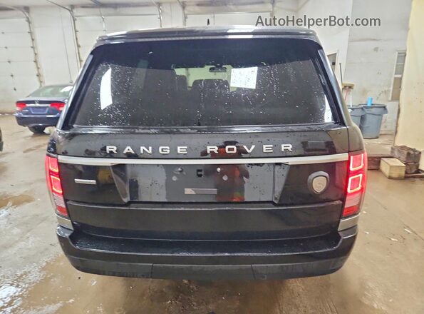 SALGS2EF7GA247174 2016 LAND ROVER RANGE Black Вид ззаду