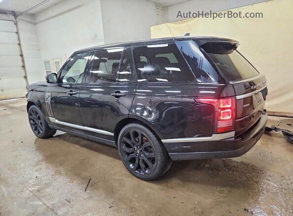 SALGS2EF7GA247174 2016 LAND ROVER RANGE Black Задня ліва чверть