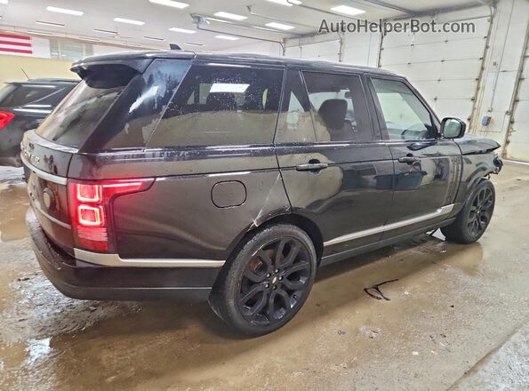 SALGS2EF7GA247174 2016 LAND ROVER RANGE Black Задня права чверть