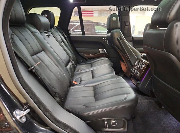 SALGS2EF7GA247174 2016 LAND ROVER RANGE Black Вид задньої частини салону