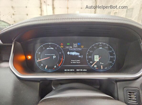 SALGS2EF7GA247174 2016 LAND ROVER RANGE Black Вид щитка приладів