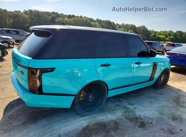 SALGS2EF9GA248357 2016 LAND ROVER RANGE Turquoise Задня права чверть