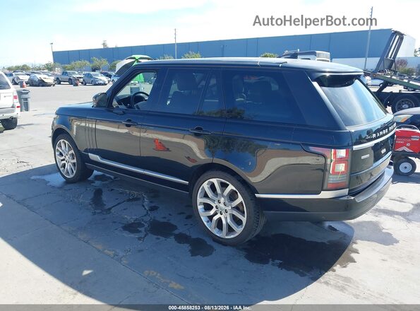 SALGS2EF9GA270309 2016 LAND ROVER RANGE ROVER Black Задня ліва чверть