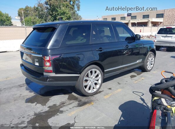 SALGS2EF9GA270309 2016 LAND ROVER RANGE ROVER Black Задня права чверть