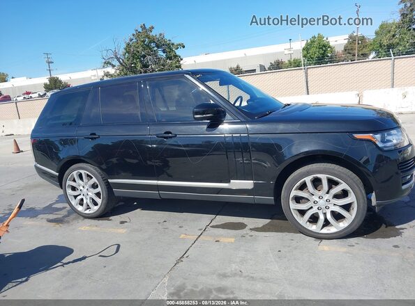 SALGS2EF9GA270309 2016 LAND ROVER RANGE ROVER Black Вид задньої частини салону