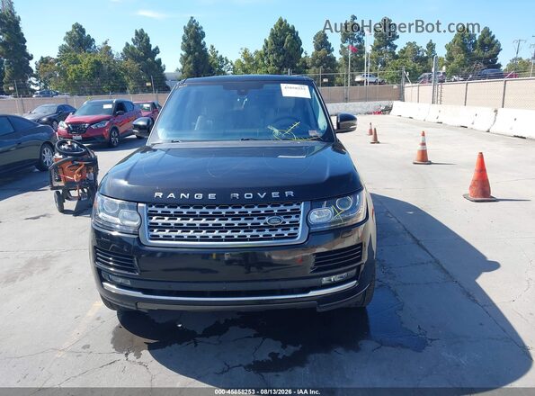 SALGS2EF9GA270309 2016 LAND ROVER RANGE ROVER Black Вид щитка приладів