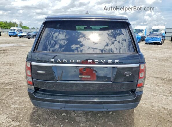 SALGS2EF9GA292147 2016 LAND ROVER RANGE Black უკანა ხედი