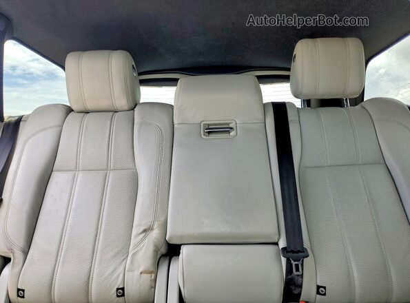 SALGS2EF9GA292147 2016 LAND ROVER RANGE Black უკანა სავარძლების ხედი