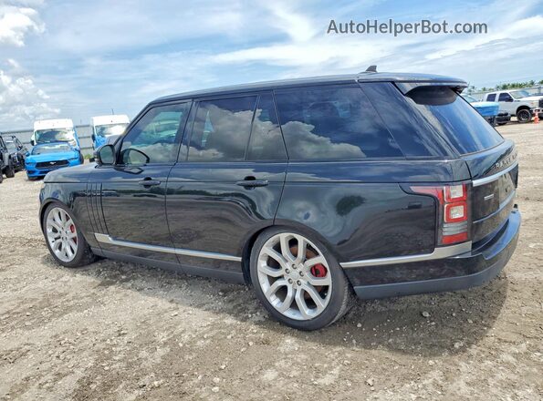 SALGS2EF9GA292147 2016 LAND ROVER RANGE Black უკანა მარცხენა