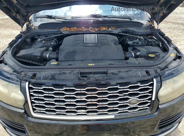 SALGS2EF9GA292147 2016 LAND ROVER RANGE Black ძრავის განყოფილების ხედი