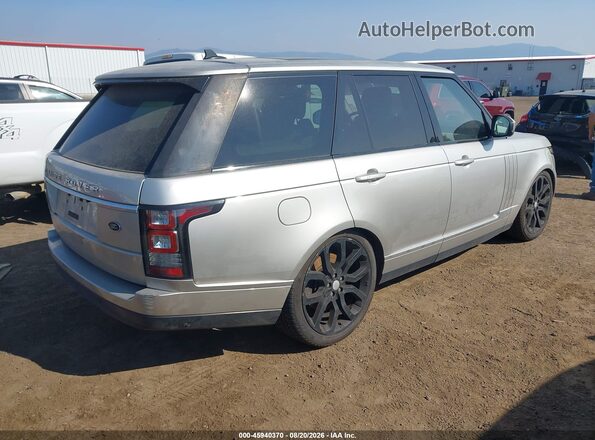 SALGS2EF9GA297994 2016 LAND ROVER RANGE ROVER Silver Задня права чверть